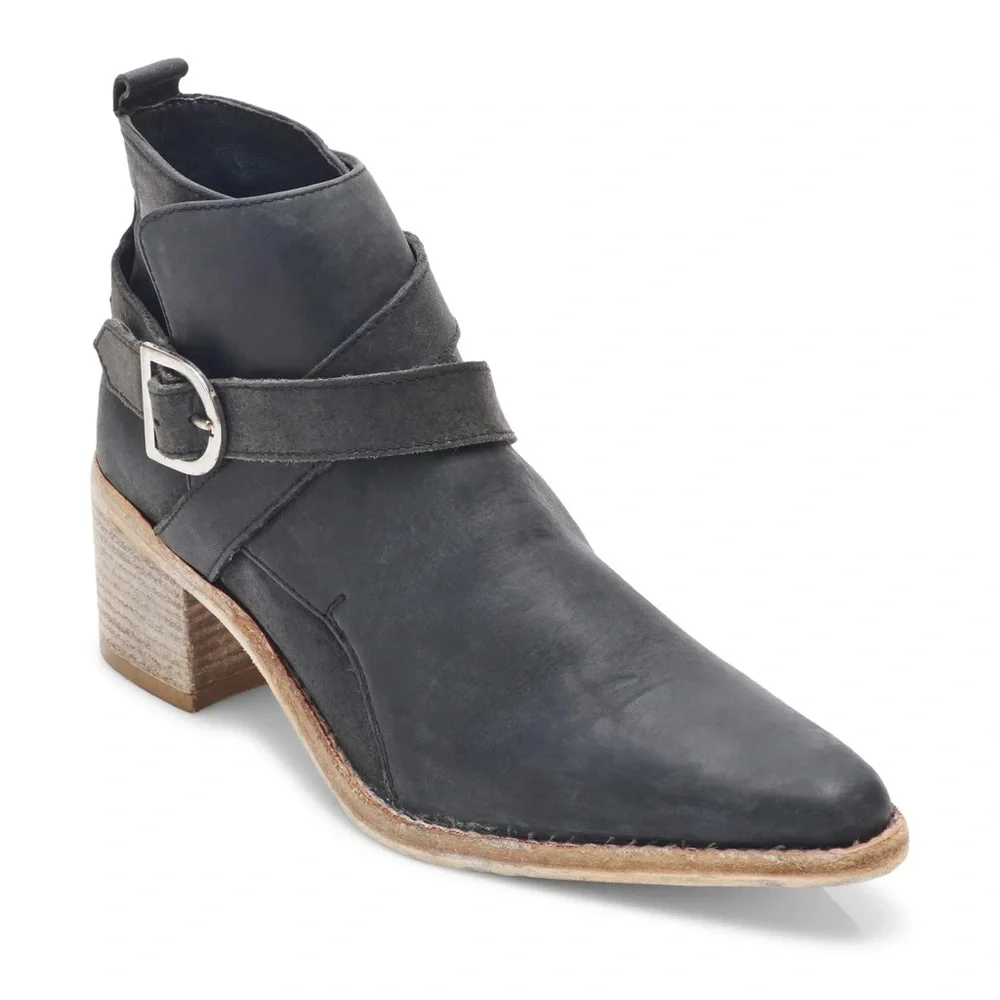FREE PEOPLE Leather Booties